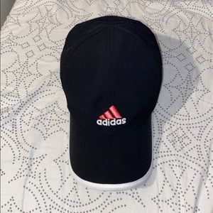 Adidas athletic baseball cap pink logo